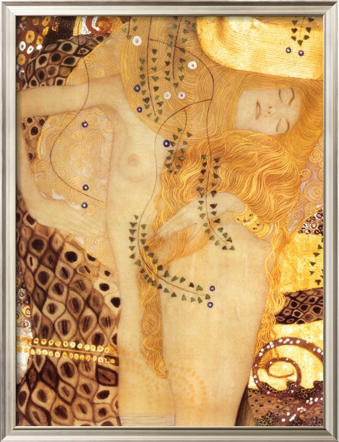 Sea Serpent, c.1907 - Gustav Klimt Paintings